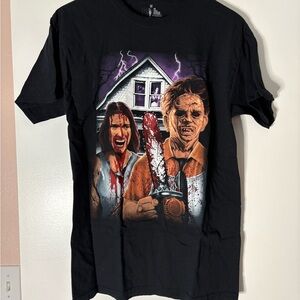 Black Graphic Horror T-Shirt